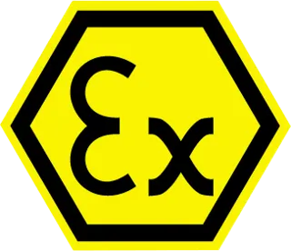 Hexagonales ATEX-Ex-Logo