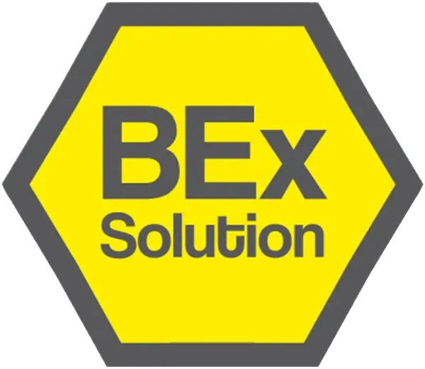 Hexagonales Logo von BEx-Solution