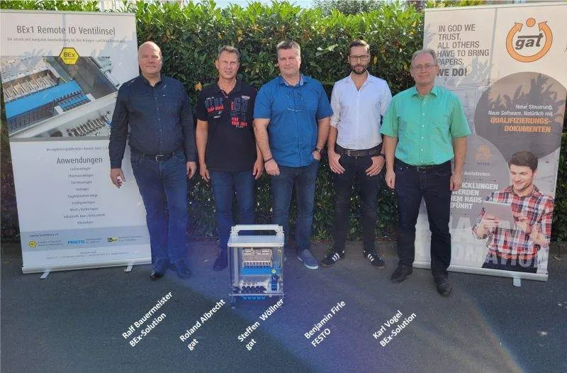 Die Teams von BEx-Solution, gat und Festo